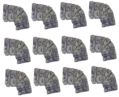 CIMAXIC 12stücke Miniatur-steintreppen Aus Kunstharz -Bonsai Für Puppenhaus Und Aquarium Landschaftsdekoration Garten-Ornament Fischbecken-teich-