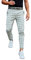 Checkered Trousers Men, Trousers for Men Casual Check Trousers Men's Slim Fit Plaid Pants Vintage Style Bottom Men's Skinny Stretch Chinos Checked Smart Chino Trousers Slim Fit Summer Trousers Blue
