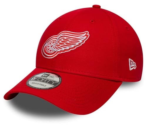 New Era Detroit Red Wings NHL Injection Rot Verstellbare 9Forty Snapback Cap - One-Size