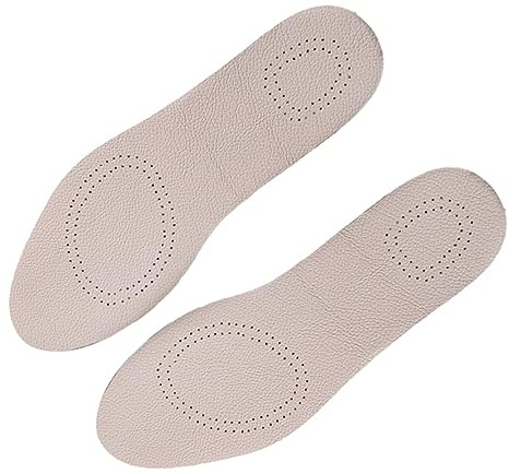 Ipetboom Atmungsaktive Leder-einlegesohlen Aus Rindsleder Mit Deo-funktion Doppelseitig Belüftet Weich Und Langlebig Für Damen Und Herren Schuhe Geruchsneutral Und Druckreduzierend