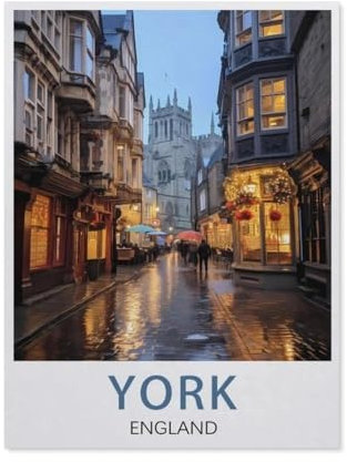Jigsaw Puzzle 1000 Pieces for Adults，York England，Large Puzzle Game Artwork for Adults Teens, Family Decorations, Unique Puzzle Gift（38x26cm）-BF20