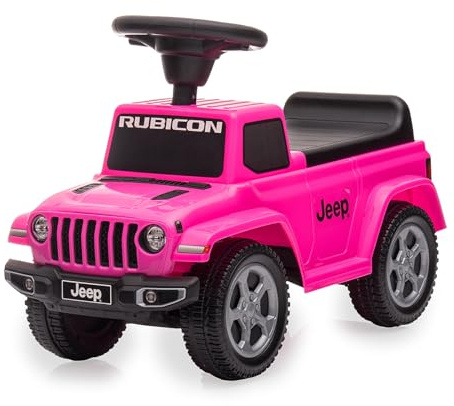 JAMARA 464042 Rutscher Jeep® Gladiator - Kinder Rutschauto, Kinder Fahrzeug Indoor und Outdoor, Auto Spielzeug Rutscher, Geschenk für Kinder, Kippschutz, Kofferraum, Hupe
