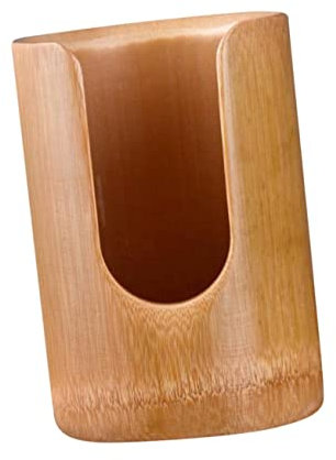 HOLIDYOYO 1pezzi Tazze da tè in bambù Contenitore per Tazze da tè in Giapponese e Ufficio