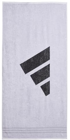 adidas Unisex Performance Towel Large Towel, White/Black, One Size