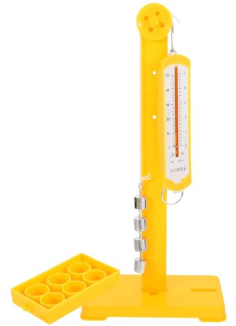 LIFKOME Physikexperiment Flaschenzug Experimentierkasten für Schule und Zuhause mit Kunststoff und Eisen Multifunktionales Mechanik Lernspielzeug für Schüler und Lehrer
