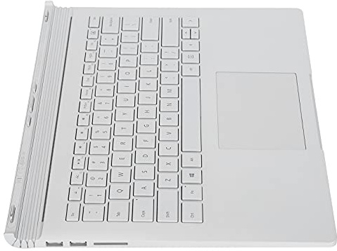 Cryfokt Multifunctional Silver Keyboard for Book Base, Ultra-Thin Fingerboard for Smartphones and Tablets