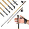 MSPORTS Nordic Walking Stöcke Carbon Premium - aus hochwertigem Carbon - Superleicht - individuell einstellbar - auswählbar mit Tragetasche - Walking Sticks (Nordic Walking Stöcke Carbon)