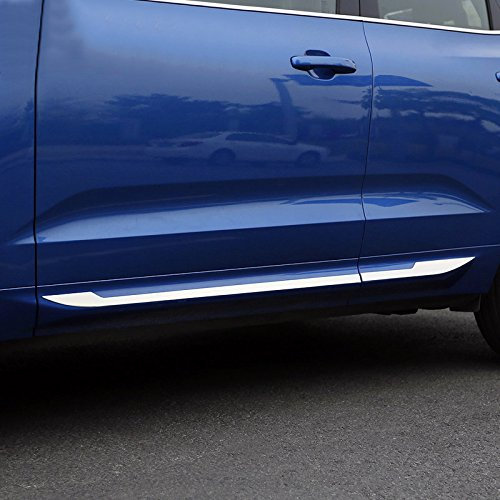 HIGH FLYING für XC60 2018-2023 Seiten Tür Dekor Stylingleisten Chrom Zierleisten Edelstahl 4 Stück