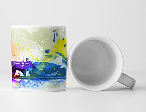 Formel1 Tasse als Geschenk, Design Sinus Art