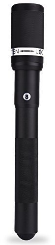 GLOGLOW 12,6 Zoll Queue Erweiterung, Aluminiumlegierung Billard Pool Queue Extreme Extender Teleskop Billard Zubehör Extender(Schwarz)