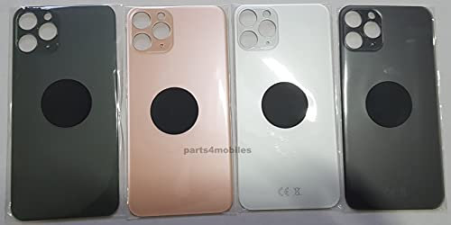 PARTS4DEVICE BATTERY BACK GLASS COMPATIBLE WITH IPHONE 11 PRO,11 PRO MAX,12 PRO,12 PRO MAX (FOR IPHONE 11 PRO MAX, Gold)