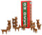 Gift Republic Oh Deer 15 Stück Weihnachten Stapelspiel Spaß Familie Tumbling Tower Spiel Rentier Stapel Geschenk für Kinder