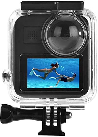 Grehge for GoPro Max Waterproof Housing Underwater Protection Cover Housing Shell for GoPro Max Camera Accessories