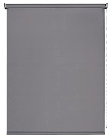 Tende a rullo per interni oscuranti a vetro finestra Tenda oscurante da interno per finestre e porte Avvolgibile termica isolante Montaggio a incastro STORESDECO 140x250 cm Grigio scuro
