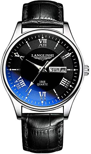 BENYAR Herren Armbanduhr Quarzwerk Uhren für Männer 3ATM Wasserdicht Chronograph mit Kalender Leuchtend Analog Zifferblatt Datumsanzeige