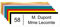 Plaque boîte aux lettres personnalisable. (BAL0004). Numéro Maison + Nom. Plaque nominative PVC 10 x 2,5 cm autocollante - Blanc - Arial