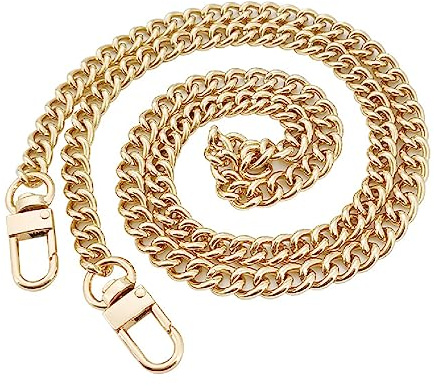 XPEX Cadena para bolso, Bandolera para bolso 120 cm, Cadenas para bolsos, cadenas para bolsos de ganchillo, cadenas para bandoleras, cadenas para bolsos, cartera, clutch