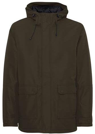 NORTH BEND NBMalik Herren Parka wasserdicht Winddicht atmungsaktiv Winterjacke mit Wassersäule 8000mm W-PRO Wetterschutzsystem, Größe:3XL, Farbe:Black Ink (1071)