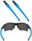 EZReplace Replacement Black Temple Arms for Oakley Flak 2.0/Flak 2.0 XL/Flak 2.0 Vented/Flak 2.0 XL Vented Sunglasses (Sky Blue)
