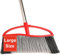 MuLing Heavy Duty Broom, 15.7'' Wide Angle Broom with Stiff Bristles, Red, MULARGEBROOM MLB36, for Yard, Garden, Garage