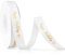 Geschenkband Satinband Weiss Ripsband 10mm×23m Schleifenband Geburtstag Seidenband Stoffband Weiß Für DIY Handwerk Dekoband Zum Basteln Geschenkverpackung Geburtstag Party Deko | Happy Birthday