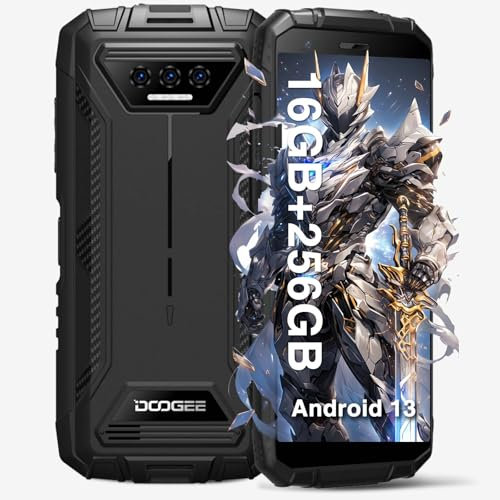 DOOGEE S41 Max Telephone Portable Incassable,16GB RAM+256GB/TF 1TO Smartphone Pas Cher,5.5”IPS HD+ Display Android 13 Smartphone Incassable,6300mAh,Dual 4G/ Face ID/NFC/GPS/OTG/WiFi 6