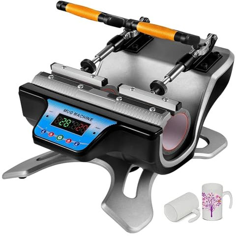QLXYYFC Mug Heat Press, Tumbler Heat Press Sublimation Machine Dual Station Design, Display Control, for 6 OZ - 17OZ Transfer Cup Bottle