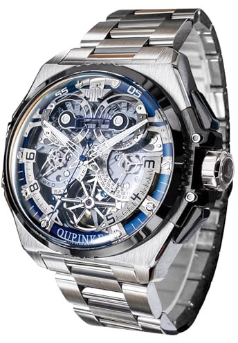 OUPINKE herrenuhren Automatische mechanische Armbanduhr Klassisch Saphirkristall Tourbillon Uhr in Zusammenarbeit mit Designern
