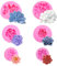 HANIUTTY 6 Moldes de Silicona de Flores, Forma de Rosas Molde de Silicona para Manualida Molde Silicona Flores para Decoración de Tartas para decoración de pasteles de dulces, fabricación de jabón