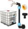 OAHAO IBC 3/4 Schwanenhals Auslaufhahn, IBC Tank S60x6 Absperrhahn mit Adapter – Perfekt für Gießkannenbefüllung, Regenwassertank, Wasserfass & IBC Container Zubehör