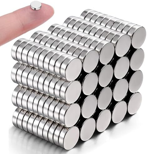 Miangsy 200 Stück 4x3mm Magnete Stark, für Magnettafel, Kühlschrank, DIY