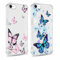 Xylota 2 x Cover per iPhone 16e/SE 4/SE 2025 6,1,Trasparente Custodia Aesthetic Disegni Farfalle Ragazze Donne Cover, Ultra Sottile Silicone Morbida TPU Bumper Antiurto Protettiva Case per iPhone 16e