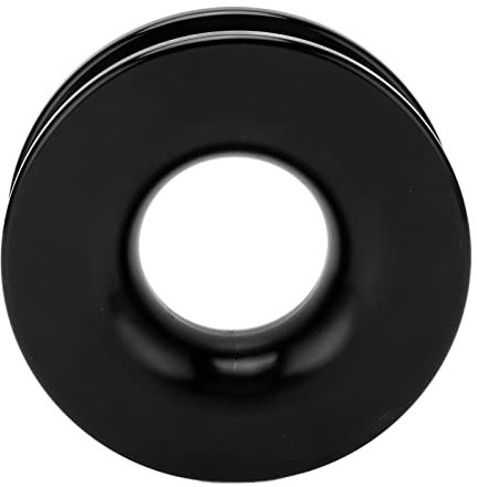 Winch Snatch Recovery Ring 41000 Lbs Bruchfestigkeit für 7/16in 1/2in Weich (Schwarz)