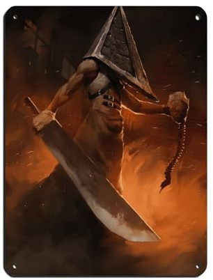 Blechschild Game Silent Hill, Vintage, Metall, Pub, Club, Café, Bar, Zuhause, Wandkunst, Dekoration, Poster, Retro, 30 x 40 cm