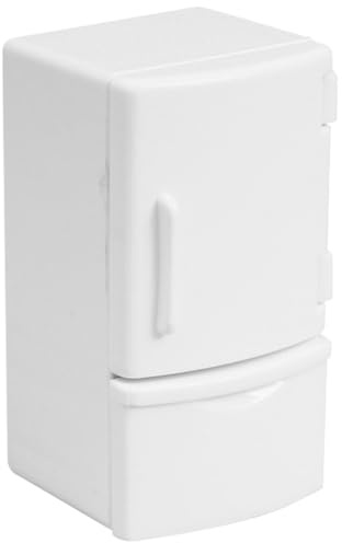 Milisten Mini Congelador de Simulación para Casa de Muñeca Juguete Congelador de Cocina Mini Refrigerador para Juego Imaginación Muebles De Muñeca