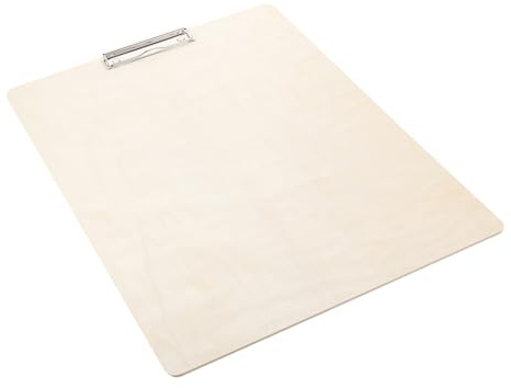Mobestech A3 Zeichenbrett aus Holz mit Praktischem Clip Skizzenbrett für Malen und Technisches Zeichnen Tragbares Klemmbrett 48x36cm Robust und Haltbar