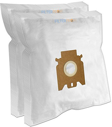 Filterprofi 10 Sacchetti per Aspirapolvere Miele S371, S381, S711, 700, Comfort, S 381, Cat & Dog 5000 - HEPA