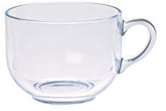 Excelsa Essential Set mit 3 großen Jumbo-Tassen aus Glas, durchsichtig, 3 Stück (1er Pack), 3