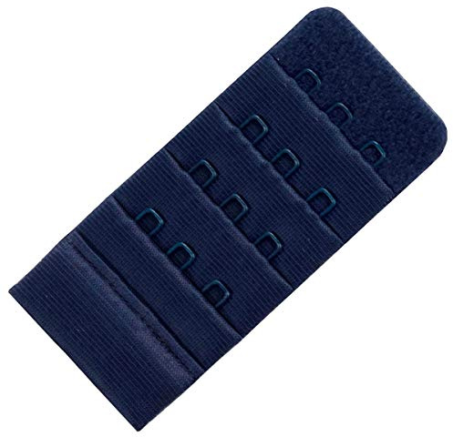 Miss Perfect Bra Back Extender - BH-Verlängerung für perfekte Passform, Farben:3 Haken (4.5 cm breit) Blau (NV)
