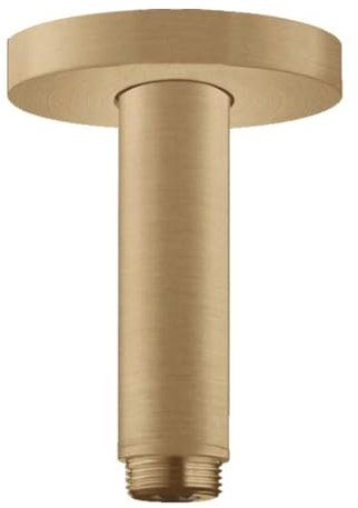 hansgrohe Deckenanschluss S für Regendusche, Anschluss Kopfbrause 10 cm, Brushed Bronze