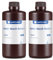 ANYCUBIC Wasser Waschbares Resin 2.0, 3D Drucker Harz Wasserlöslich, UV-Resin 405nm Standard Photopolymer Harz, Geringer Geruch, Geeignet für 4/6/8K LCD 3D-Drucker (Transluzent,1000g,2pcs)