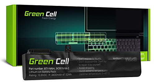 Green Cell BTY-M6H Laptop Battery for MSI GE62 GE63 GE72 GE73 GE75 GL62 GL63 GL73 GL65 GL72 GP62 GP63 GP72 GP73 GV62 GV63 GV72 GF62 GF72 PE60 PE62 PE70 PE72 2QE 7RD 7RDX 7RE 8RC 8RD 8RE MS-16J3