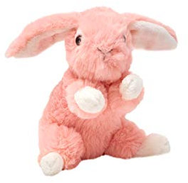 Mollis Kuscheltier - Kuschelhase - 16 cm - Plüschtier-Hase - Kinder-Kuscheltier - weiches Stofftier für Kinder und Babys (Pink)