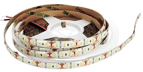 Jandei - Tiras Led 5 metros 12V para Exteriores IP65, Luz Natural 4200K, 120 LEDs/m, SMD2835, Luces LED Impermeables para Decoración Balcón, Jardín, Patio (no incluye fuente alimentación)
