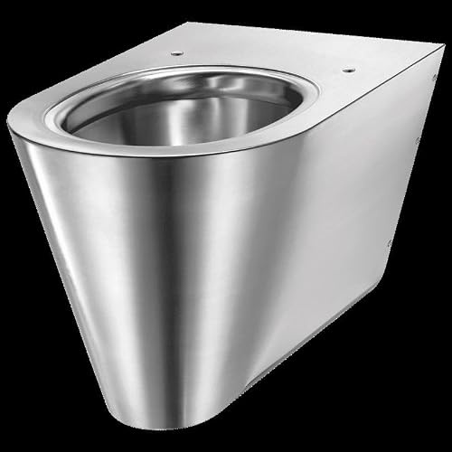 Cuvette WC suspendu S21 S - Inox poli - Delabie