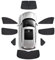 KJGE Coche Parasoles para Hyundai Tucson 2021-2023, Trasera Delanteras Y Laterales Ventanas Boquear Los Rayos UV Y El Calor