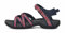 Teva Damen Tirra Sandale, Palms Indigo/Rose Violet, 38.5 EU