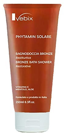 Vebix Phytamin Solare - Docciabronze Bagno Doccia Idratante Restitutivo, 250ml