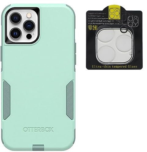 OtterBox Commuter Series Case for iPhone 12 PRO MAX with Camera Lens Protector - Non-Retail Packaging (Ocean Way)