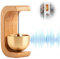 Campanello Casa Magnetico, Campanello Anteriore da 72mmx26mm Campanello Porta Ingresso Dorato, Anello Fresco e Dolce, Campanello in Legno di Faggio, Adatto per Porta Dingresso, Porta del Negozio